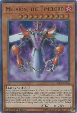 Metaion, the Timelord - BLRR-EN104 - NM - Ultra Rare - 1st ed - Yugioh - Image 1
