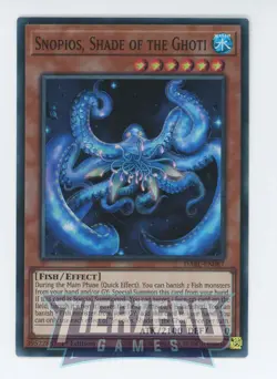 Yugioh DABL-EN087 - Snopios, Shade of the Ghoti - Super Rare - Image 1