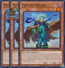 Yugioh! 3x Psychic Rover MP23-EN182 Common 1st Ed NM - Image 1