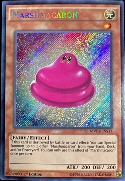 MARSHMACARON • SECRET RARE • MVP1-ENS13 • 1st EDITION • YuGiOh TCG Card - Image 1