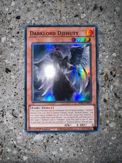 Yugioh TCG Darklord Djehuty BPRO-EN019 Super Rare 1st Edition NM-M - Image 3