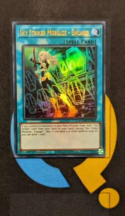 MAMA-EN009 Sky Striker Mobilize - Engage! Ultra Rare 1st Edition YuGiOh Card - Image 1