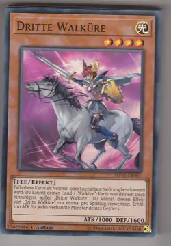 Yu-GI-OH Dritte WAlkure Super Rare SHVA-DE001 NEU! - Image 1