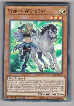 Yu-GI-OH Vierte Walkure Super Rare SAST-DE089 NEU! - Image 1