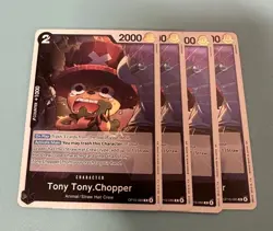 One Piece Adventure on Kami’s Island OP-15 Tony Tony Chopper Rare OP15-085 Set - Image 1