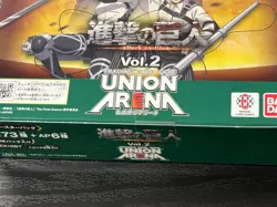 UNION ARENA EX10BT Attack on Titan Box Card Game BANDAI japan 2box - Image 2