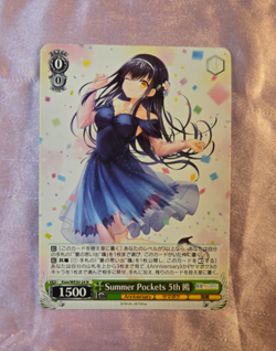 WeiB (Weiss) Schwarz Card Key 25th Anniversary Summer Pockets 5th #24 N Japanese - Image 1