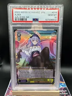 💎 PSA 10 Azur Lane - Ajax AZL/S102-014S SR Weiss Schwarz 2022 Japanese - Image 1