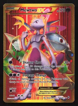 Mewtwo EX (Full Art) 164/162 XY - BREAKthrough Secret Rare Pokemon Card - Image 1