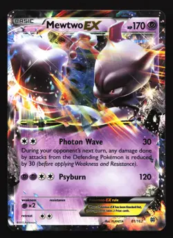 Mewtwo EX 61/162 XY - BREAKthrough Ultra Rare Pokemon Card - Image 1