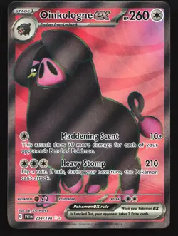 Oinkologne ex 234/198 SV01: Scarlet & Violet Ultra Rare Pokemon Card - Image 1