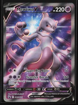 Mewtwo V SWSH229 Sword & Shield Black Star Promo Pokemon Card - Image 1