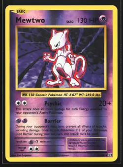 Mewtwo 51/108 XY - Evolutions Reverse Holo Rare Pokemon Card - Image 1
