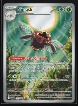 Ninjask 137/132 ME01: Mega Evolution Illustration Rare Pokemon Card - Image 1