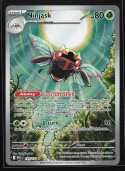 Ninjask 137/132 ME01: Mega Evolution Illustration Rare Pokemon Card - Image 1