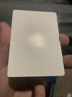 Pokemon TCG Blank Front Error Card. No Boarder Extremely Rare. - Image 1