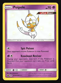 Poipole SV19/SV94 Hidden Fates: Shiny Vault Shiny Holo Rare Pokemon Card - Image 1