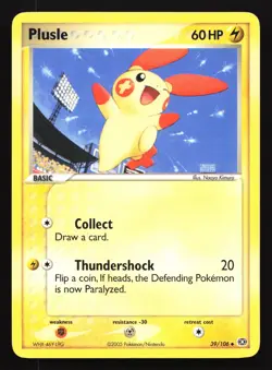 Plusle 39/106 Emerald Uncommon Pokemon Card - Image 1