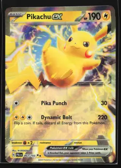 Pikachu ex 063/193 SV02: Paldea Evolved Pokemon Card - Image 1