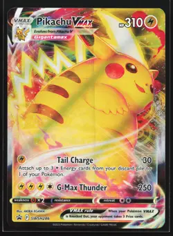 Pikachu VMAX SWSH286 SWSH: Sword & Shield Black Star Promo Pokemon Card - Image 1