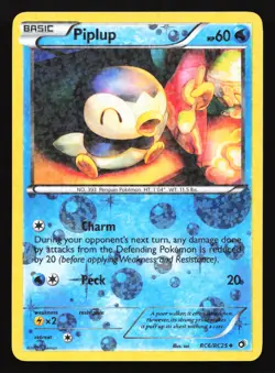 Piplup RC6/RC25 Legendary Treasures: Radiant Collection Holo Pokemon Card - Image 1
