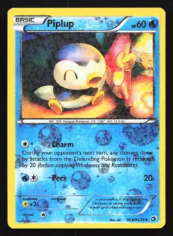 Piplup RC6 Legendary Treasures: Radiant Collection Uncommon Pokemon Card - Image 1