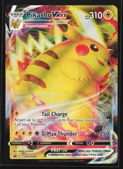 Pikachu VMAX SWSH286 SWSH: Sword & Shield Black Star Promo Pokemon Card - Image 1