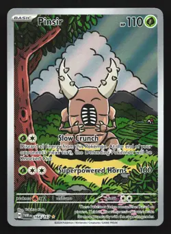 Pinsir 168/167 SV06: Twilight Masquerade Illustration Rare Pokemon Card - Image 1