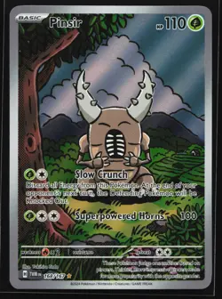Pinsir 168/167 SV06: Twilight Masquerade Illustration Rare Pokemon Card - Image 1