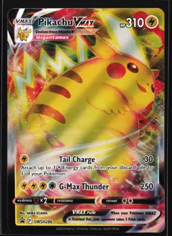 Pikachu VMAX SWSH286 SWSH: Sword & Shield Black Star Promo Pokemon Card - Image 1
