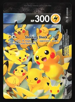 Pikachu V-Union SWSH139/140/141/142 Celebrations Black Star Promo Pokemon Card - Image 4