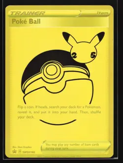 Poke Ball SWSH146 SWSH: Sword & Shield Black Star Promo Pokemon Card - Image 1