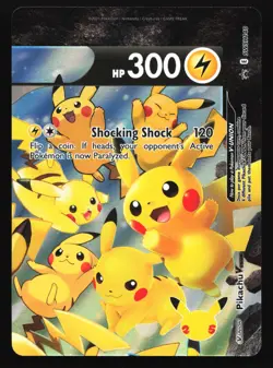 Pikachu V-Union SWSH139/140/141/142 Celebrations Black Star Promo Pokemon Card - Image 4