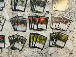 Mtg Infect Lot x100 Magic The Gathering Infect Cards Rot Wolf Blight Mamba - Image 2