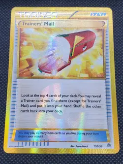 Trainers Mail 100/98 Full Art Gold Secret, Ancient Origins, Pokemon Card, NM/LP - Image 2