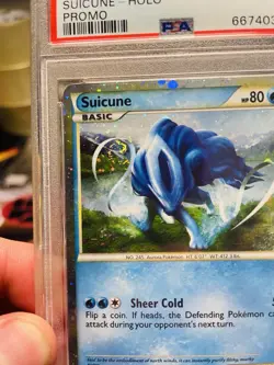 PSA 9 Suicune HGSS21 HeartGold SoulSilver Black Star Promo Pokemon Card SWIRL - Image 2