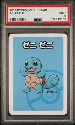 PSA 9 Squirtle 2019 Pokemon Old Maid Pokemon Card - Image 1