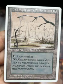 German Misprint Drudge Skeletons Swamp With Regenerate • NM/Unplayed • Mtg 2027 - Image 1