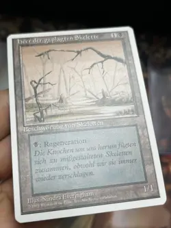 German Misprint Drudge Skeletons Swamp With Regenerate • NM/Unplayed • Mtg 2027 - Image 2