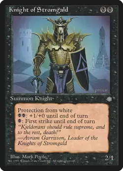 Knight of Stromgald 1x MtG Ice Age ICE SP/NM - Image 1