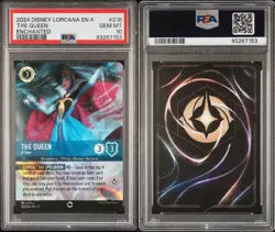 Lorcana Ursula's Return: The Queen - Diviner Enchanted PSA 10 - Image 3