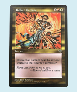 Reflect Damage, Mirage, NM Near Mint, Magic the Gathering MTG - Image 1