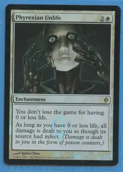 MTG: New Phyrexia: Phyrexian Unlife: FOIL - Image 1