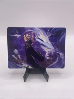 Cloud's Limit Break 23/53 Gold Stamped Signature MTG Final Fantasy Art Series - Image 1