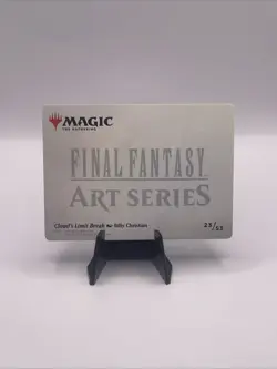 Cloud's Limit Break 23/53 Gold Stamped Signature MTG Final Fantasy Art Series - Image 2