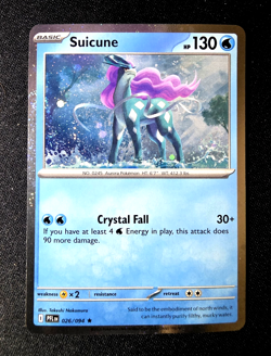 Suicune #26/94 Cosmos Holo - Pokemon Phantasmal Flames PFL Rare Card - Image 2