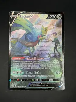 Zacian V TG21/TG30 Swsh10: Astral Radiance Trainer Gallery Holo - Pokemon Card - Image 1