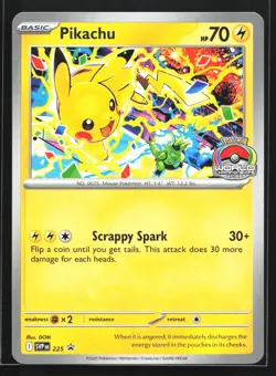 Pikachu 225 Scarlet & Violet Black Star Promo Pokemon Card - Image 1