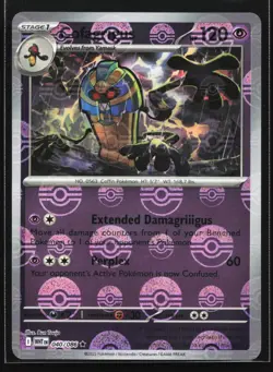 Pokemon Cofagrigus (Poke Ball Pattern) 040/086 White Flare Reverse Holo Rare NM - Image 1