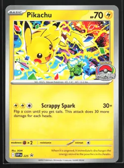 Pikachu 225 Scarlet & Violet Black Star Promo Pokemon Card - Image 1